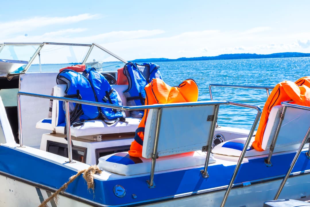 KCruise boat on open Lake Victoria waters